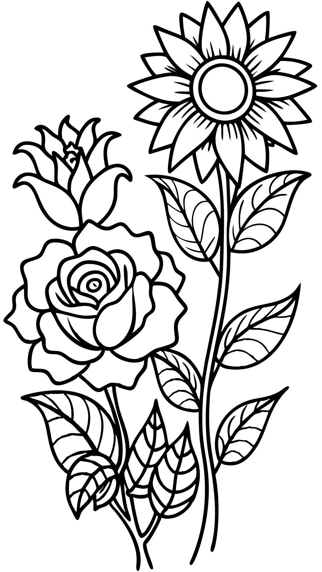 coloriages de fleurs imprimables